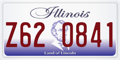 IL license plate Z620841
