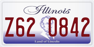IL license plate Z620842