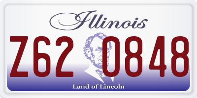IL license plate Z620848