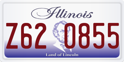 IL license plate Z620855