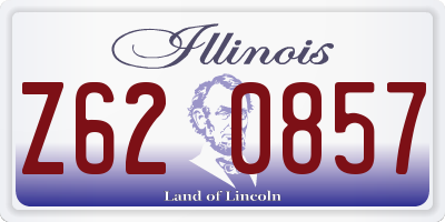 IL license plate Z620857