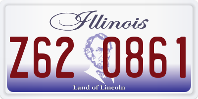 IL license plate Z620861