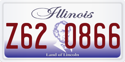IL license plate Z620866