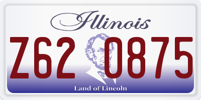 IL license plate Z620875