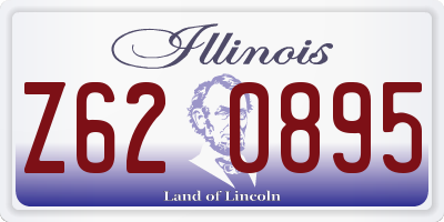 IL license plate Z620895