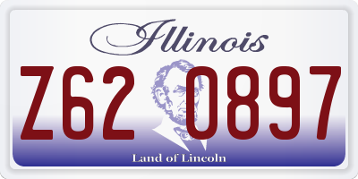 IL license plate Z620897