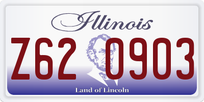 IL license plate Z620903
