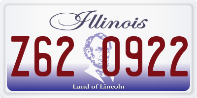 IL license plate Z620922