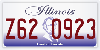 IL license plate Z620923