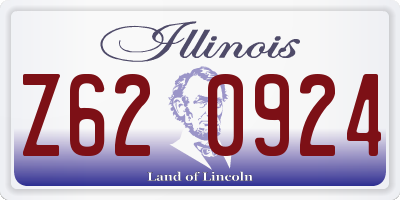 IL license plate Z620924