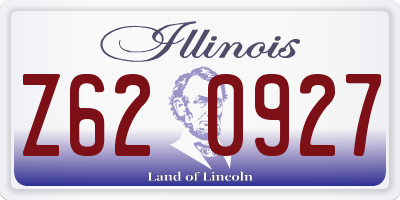 IL license plate Z620927
