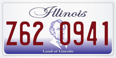 IL license plate Z620941