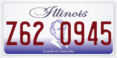 IL license plate Z620945