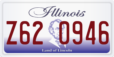 IL license plate Z620946
