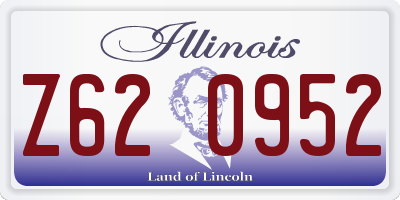IL license plate Z620952