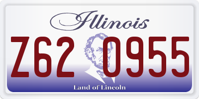 IL license plate Z620955
