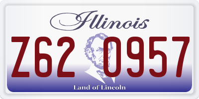 IL license plate Z620957