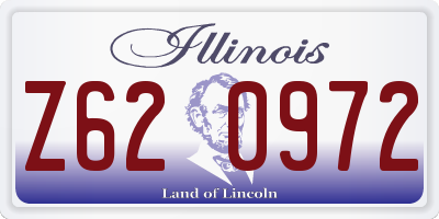 IL license plate Z620972