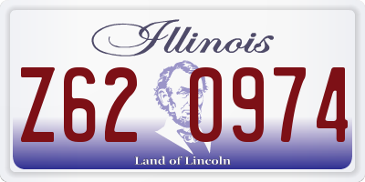 IL license plate Z620974