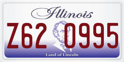 IL license plate Z620995