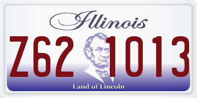 IL license plate Z621013