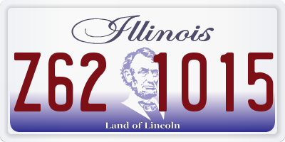 IL license plate Z621015
