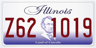 IL license plate Z621019