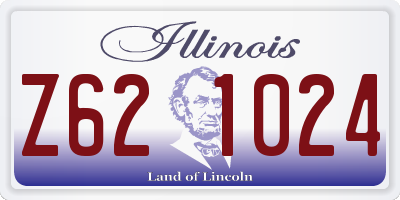 IL license plate Z621024
