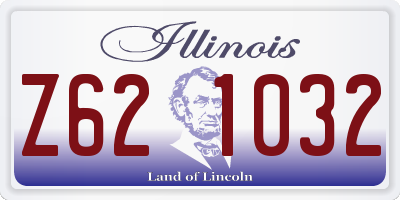 IL license plate Z621032