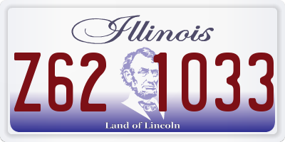 IL license plate Z621033