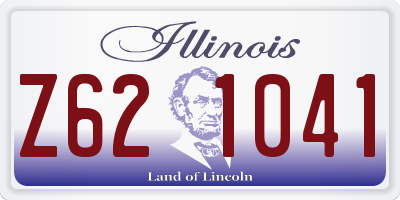 IL license plate Z621041