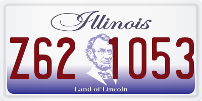 IL license plate Z621053