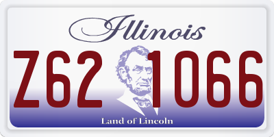 IL license plate Z621066