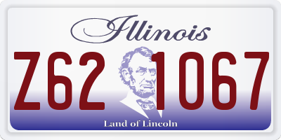IL license plate Z621067