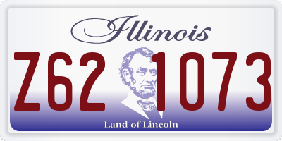 IL license plate Z621073