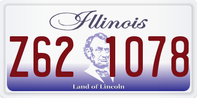 IL license plate Z621078