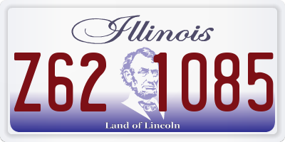 IL license plate Z621085