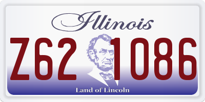 IL license plate Z621086