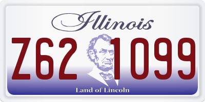 IL license plate Z621099