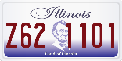 IL license plate Z621101