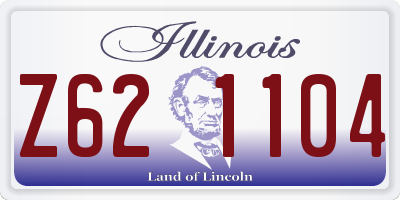 IL license plate Z621104
