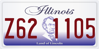 IL license plate Z621105