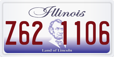 IL license plate Z621106