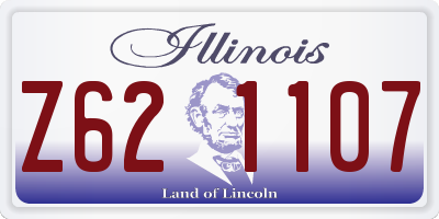 IL license plate Z621107