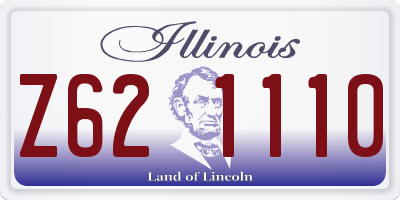 IL license plate Z621110