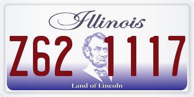 IL license plate Z621117