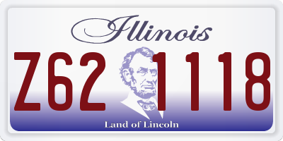 IL license plate Z621118