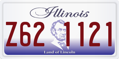 IL license plate Z621121
