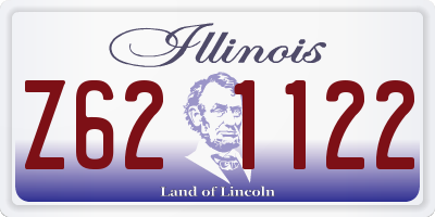 IL license plate Z621122