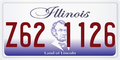 IL license plate Z621126